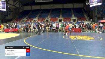 145 lbs Cons 32 #2 - Jake Matthews, Illinois vs Paniro Johnson, Pennsylvania