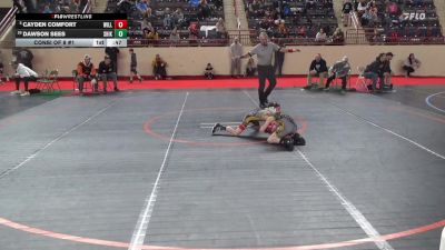 65_B lbs Consi Of 8 #1 - Cayden Comfort, Williamsport vs Dawson Sees, Shikellamy