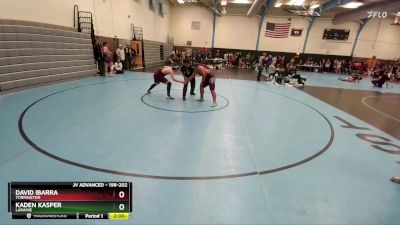 199-202 lbs Round 2 - David Ibarra, Torrington vs Kaden Kasper, Laramie