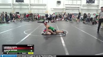 100 lbs Round 7 (8 Team) - Karson Snyder, ACES vs Leonidas Giatis, Neighborhood