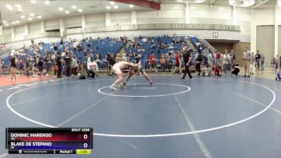 130 lbs 5th Place Match - Dominic Marengo, OH vs Blake De Stefano, MI