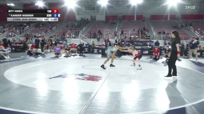 113 lbs Cons. Sub-semis - Jett Hines, Team Miron vs Xander Webber, Beastmode Wrestling