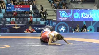 49 kg Final 3-5 - Wiktoria Agnieszka Kamela, Poland vs Sevim Akbas, Turkey
