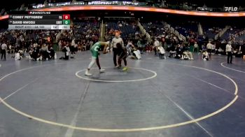 4A 165 lbs Cons. Round 1 - David Nwosu, Cary vs Corey Pettigrew, Palisades High School