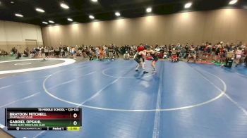 123-123 lbs Round 2 - Braydon Mitchell, Spartan Mat Club vs Gabriel Opsahl, Texas Elite Wrestling Club