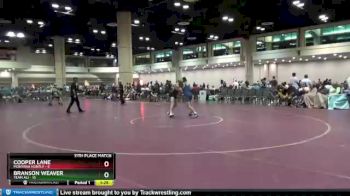 132 lbs Placement (16 Team) - Branson Weaver, Team Ali vs Cooper Lane, Montana Huntly