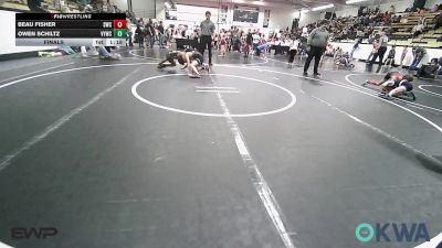80-83 lbs Final - Beau Fisher, Salina Wrestling Club vs Owen Schiltz, Verdigris Youth Wrestling