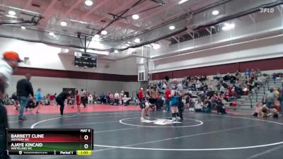 92-95 lbs Round 1 - Barrett Cline, Western WC vs Ajaye Kincaid, Whiteland WC