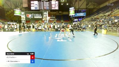 132 lbs Cons 4 - Grayson Fuchs, MI vs Max Gonzalez, WI