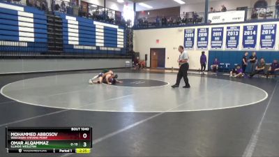 149 lbs Semifinal - Mohammed Abbosov, Wisconsin-Stevens Point vs Omar AlQammaz, Illinois Wesleyan