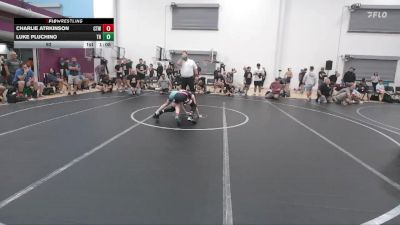 92 lbs Round 1 - Charlie Atrkinson, CTWHALE vs Luke Pluchino, Taylor Hammers