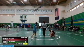 130 lbs Cons. Semi - Natalie De Leon, Hillsboro vs Shirley Moralez, Corvallis