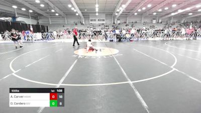 100 lbs Rr Rnd 1 - Aiden Carver, Mat Assassins Red vs Dominic Cordero, Team 922