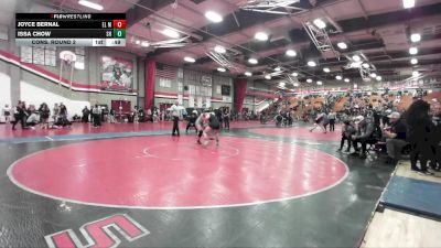 145 lbs Cons. Round 2 - Issa Chow, South Hills vs Joyce Bernal, El Monte