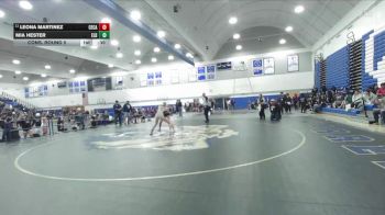 130 lbs Cons. Round 5 - Mia Hester, El Dorado vs Leona Martinez, Central Catholic