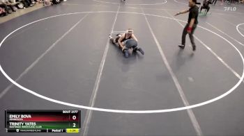 Round 2 - Emily Bova, Minnesota vs Trinity Yates, Hastings Wrestling Club