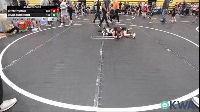 70 lbs Round Of 16 - Bryer Votaw, Madill Takedown vs Beau Anderson, Team Worx Wrestling Club
