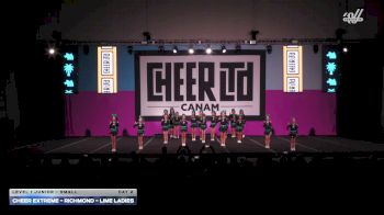 Cheer Extreme - Richmond - Lime Ladies [2026 L1 Junior - Small Day 2] 2026 CANAM Grand Nationals