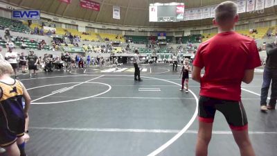 49 lbs Quarterfinal - Jonathan Robinson, Panther Youth Wrestling-CPR vs Johnny Watkins, Paris Wrestling Club