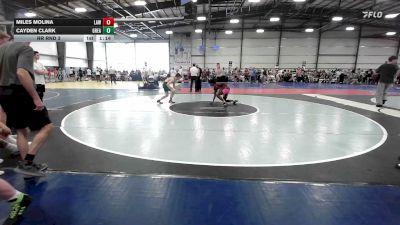 113 lbs Rr Rnd 3 - Miles Molina, LAW Blue - HSB vs Cayden Clark, Great Bridge Wrestling Club - HSB