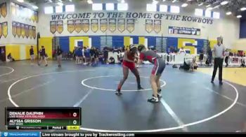 125 lbs Cons. Semi - Alyssa Grissom, East River vs Denalie Dauphin, Lake Buena Vista (Orlando)