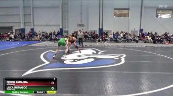 184 lbs Champ. Round 2 - Luca Romasco, York (PA) vs Simon Taraska, Norwich