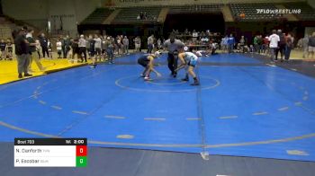 105 lbs Prelims - Noah Danforth, Teknique Wrestling vs Pascual Escobar, Gilmer Bobcat Wrestling