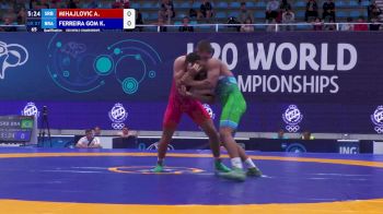 87 kg Qualif. - Andrija Mihajlovic, Serbia vs Kauan Luiz Ferreira Gomes, Brazil