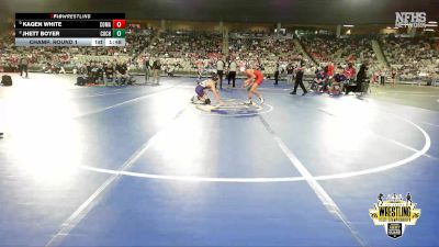 B3A-113 lbs Champ. Round 1 - Jhett Boyer, Community Christian vs Kagen White, Comanche
