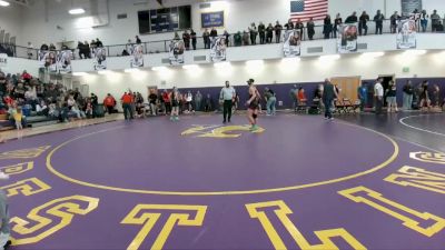 126 lbs Quarterfinal - Auzzy Carter, Powell Middle School vs John Butler, Lander Middle School