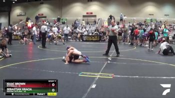 96 lbs Round 3 (6 Team) - Isaac Brown, Mi Pitbulls vs Sebastian Gracia, Indiana Outlaws