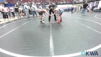 105-110 lbs Round Of 16 - Jacen Calhoun, Lions Wrestling Academy vs LyncolnKingston Myers, Comanche Takedown Club