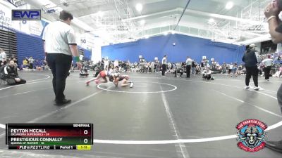 80 lbs Semis (4 Team) - Peyton McCall, Oklahoma Supergirls vs Prestigious Connally, Queens Of Mayhem