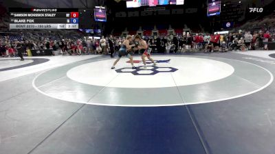 150 lbs Cons. Rd Of 16 - Samson McKissick Staley, NY vs Blake Fox, IA