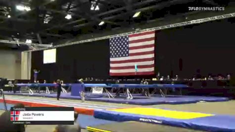 Jada Powers - Tumbling, Wasatch - 2021 USA Gymnastics Championships