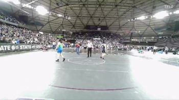 Boys 3A 144 lbs Champ. Round 2 - Adonai Garza, Kent Meridian vs Alexander Wright, Liberty (Issaquah)