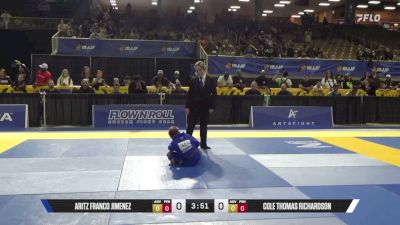 Cole Thomas Richardson vs Aritz Franco Jimenez 2026 Pan Kids Jiu-Jitsu IBJJF Championship