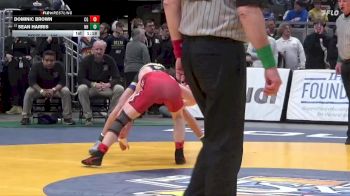 126 lbs Champ. Round 1 - Sean Harris, New Haven vs Dominic Brown, Center Grove
