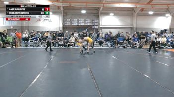 165 lbs 3rd Place Match - Nate Barrett, Ashland vs Jordan Watters, West Liberty