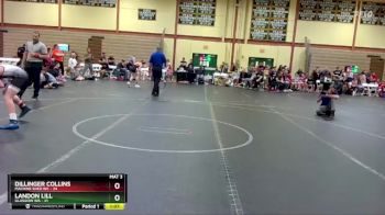 105 lbs Round 3 (6 Team) - Dillinger Collins, Machine Shed WC vs Landon Lill, Glasgow WA
