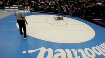 4A 132 lbs Champ. Round 1 - Lochlan Wittwer, Dixie vs Cody Perrenoud, Deseret Peak