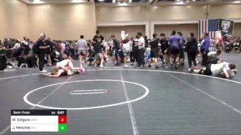 130 lbs Semifinal - Marcus Killgore, Grindhouse WC vs Jake Mescher, All In Wr Acd