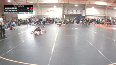149 lbs Champ. Round 1 - Jackson Zeiter, Unattached vs Luke Thornton, LOURDES UNIV