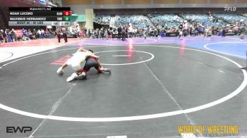 90 lbs 3rd Place - Noah Lucero, Bloodline Wrestling vs Maximus Hernandez, THRESHOLD WRESTLING CLUB