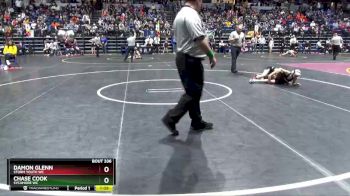 74 lbs Cons. Round 2 - Chase Cook, Sycamore WC vs Damon Glenn, Storm Youth WC