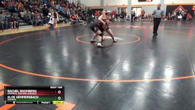 G-28 lbs Round 2 - Kloe Hemmersbach, Waukon vs Rachel Rhomberg, Epworth, Western Dubuque