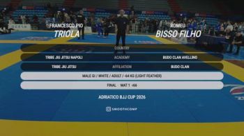 Francesco Pio Triola vs Romeu Bisso Filho 2026 UIJJ ADRIATICO BJJ CUP