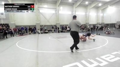 138B lbs Champ. Rd Of 32 - Matthew Geddes, Cedar Valley vs Camden Evans, Lehi