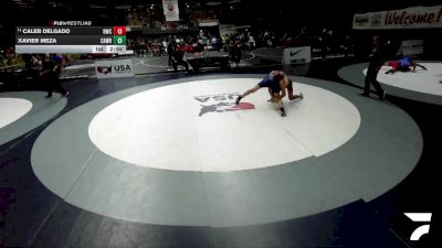 Cons. Round 1 - Caleb Delgado, 951 Wrestling Club vs Xavier Meza, Calaveras Wrestling