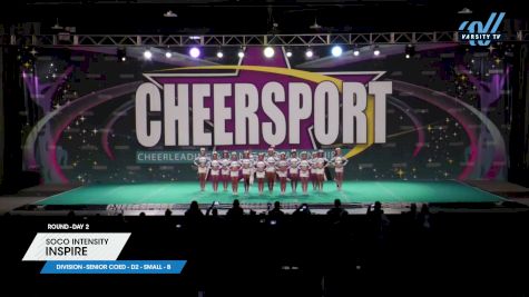 SoCo Intensity - Inspire [2024 L5 Senior Coed - D2 - Small - B Day 2] 2024 CHEERSPORT National All Star Cheerleading Championship
